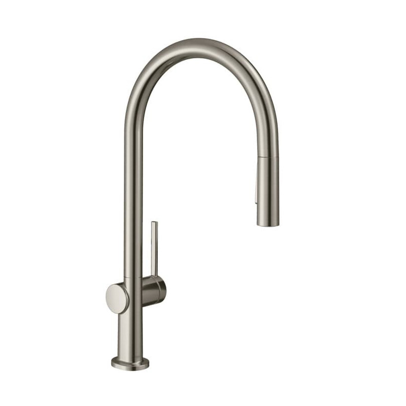 Dřezová baterie Hansgrohe Talis s vytahovací sprškou, 2 proudy vzhled nerezu 72800800