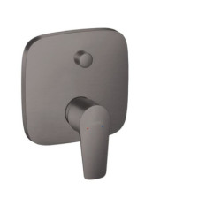 Sprchová a vanová baterie Hansgrohe Talis E bez podomítkového tělesa kartáčovaný černý chrom 71745340