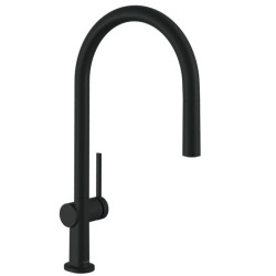 Dřezová baterie Hansgrohe Talis s vytahovací sprškou matná černá 72802670