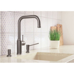 Dřezová baterie Blanco Livia-S s vytahovací sprškou mangan 521290