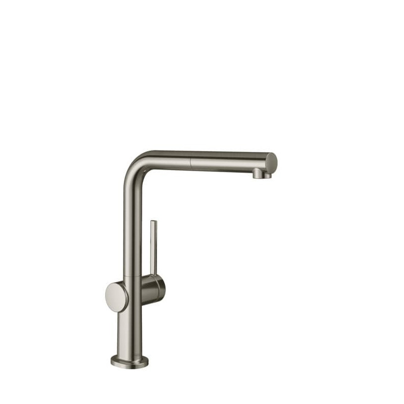 Dřezová baterie Hansgrohe Talis vytahovatelný výtok vzhled nerezu 72808800