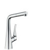 Dřezová baterie Hansgrohe Metris s vytahovací sprškou chrom 73828000