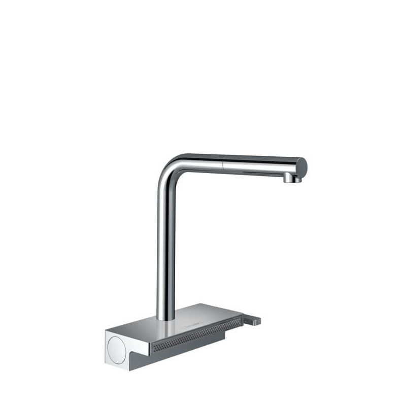 Dřezová baterie Hansgrohe Aquno s vytahovací sprškou, 2 proudy chrom 73836000