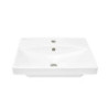 Umyvadlo SAT Brevis 50,5x40 cm otvor pro baterii uprostřed SATBRE5040S