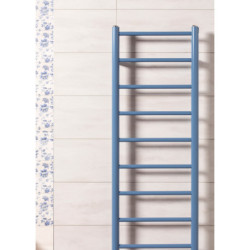 Radiátor kombinovaný ISAN Aura 138x40 cm holubí modř RAL5014 DDIN13800400SK07