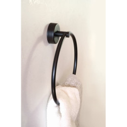 Držák ručníků Sanela černá SLZD05N