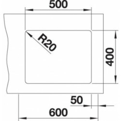 Dřez Blanco Etagon 500-U bílá 522231