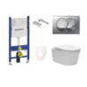 Cenově zvýhodněný závěsný WC set Geberit do lehkých stěn / předstěnová montáž+ WC SAT Brevis SIKOGES7W72S