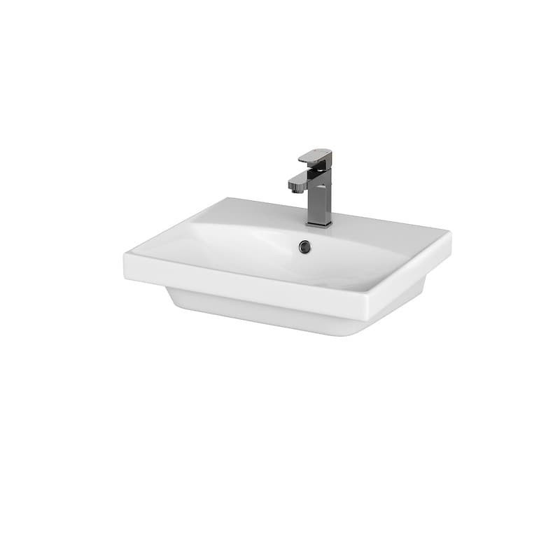 Nábytkové umyvadlo Cersanit City 50x40 cm otvor pro baterii uprostřed K35-005