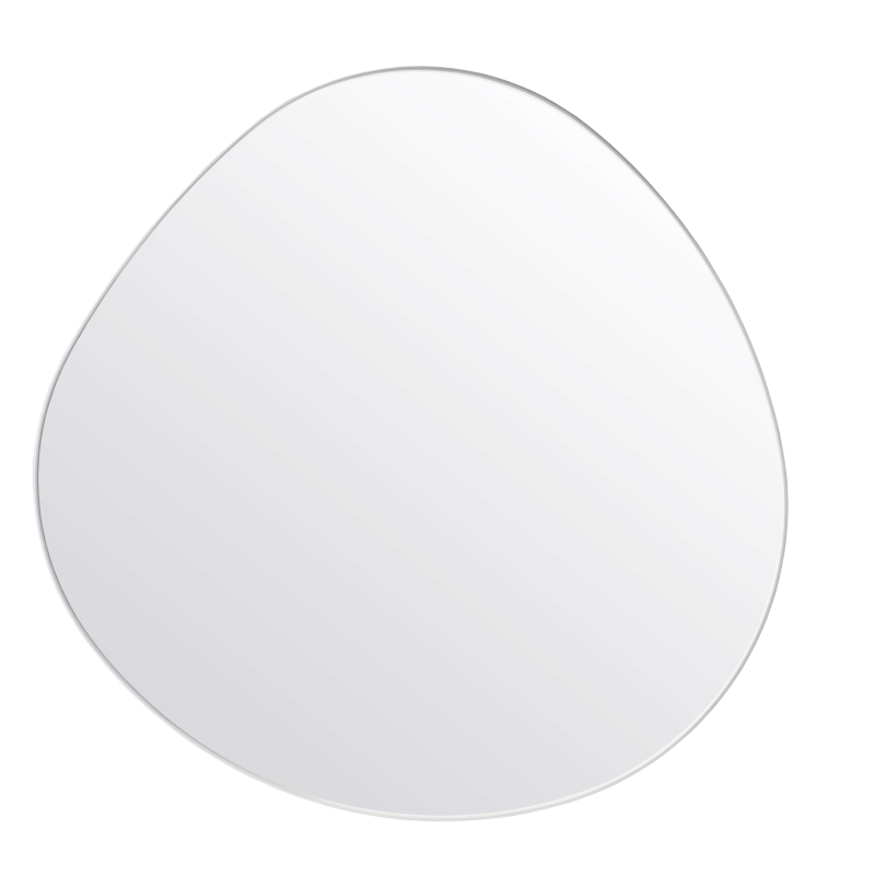 Zrcadlo asymetrické Naturel 31,5 x 31 cm, typ C,  ZAS3231