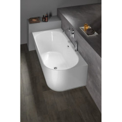 Volně stojící vana Polysan Sussi 160x70 cm litý mramor levá 90191L