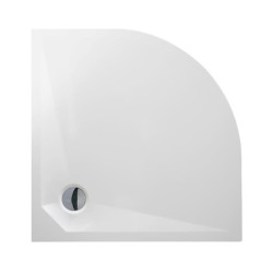 Sprchová vanička čtvrtkruhová Roth 100x100 cm litý mramor MANRO1001002E