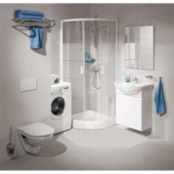 Zrcadlo Jika Lyra Plus 50x75 cm bílá H4531910383041