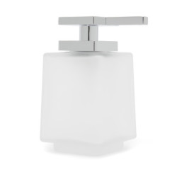 Dávkovač mýdla SAT Evolution S chrom/mléčné sklo SATDEVOSDAV