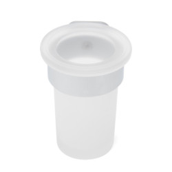 Držák skleniček SAT Simply R chrom/mléčné sklo SATDSIMR27