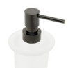 Dávkovač mýdla SAT Simply R PVD PVD gun metal/mléčné sklo SATDSIMRDAVGM