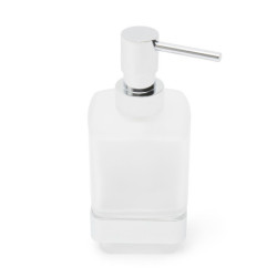 Dávkovač mýdla SAT Simply S chrom/mléčné sklo SATDSIMS99