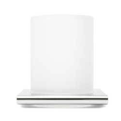 Držák skleniček SAT Evolution R včetně skleničky chrom/mléčné sklo SATDEVOR27