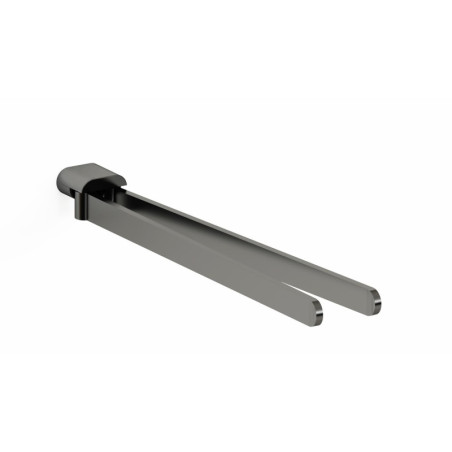 Držák ručníků SAT Simply R PVD PVD gun metal SATDSIMR19GM