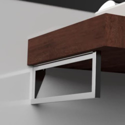 Konzole Umyvadlová Bemeta s držákem ručníků 490 mm, levá, nerez 201541051