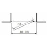 Sprchové dveře 90 cm Jika Lyra Plus H2543820006651