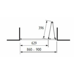 Sprchové dveře 90 cm Jika Lyra Plus H2553820006651