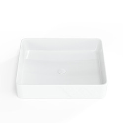 Umyvadlo na desku SAT Infinitio 50x40 cm bez přepadu SATINF5040