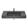 Nábytkové umyvadlo Roca Inspira 100x49 cm Onix mat otvor pro baterii uprostřed A32752A640