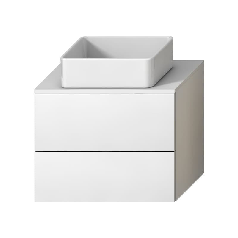 Koupelnová skříňka pod desku Jika Mio-N 76x59x45 cm bílá lesk H41J7164015001