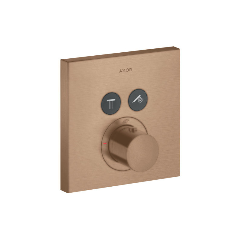 Sprchová baterie Hansgrohe ShowerSelect bez podomítkového tělesa červené zlato 36715310