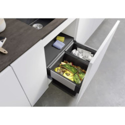 Odpadkový koš, sorter vestavný Blanco mat 526203