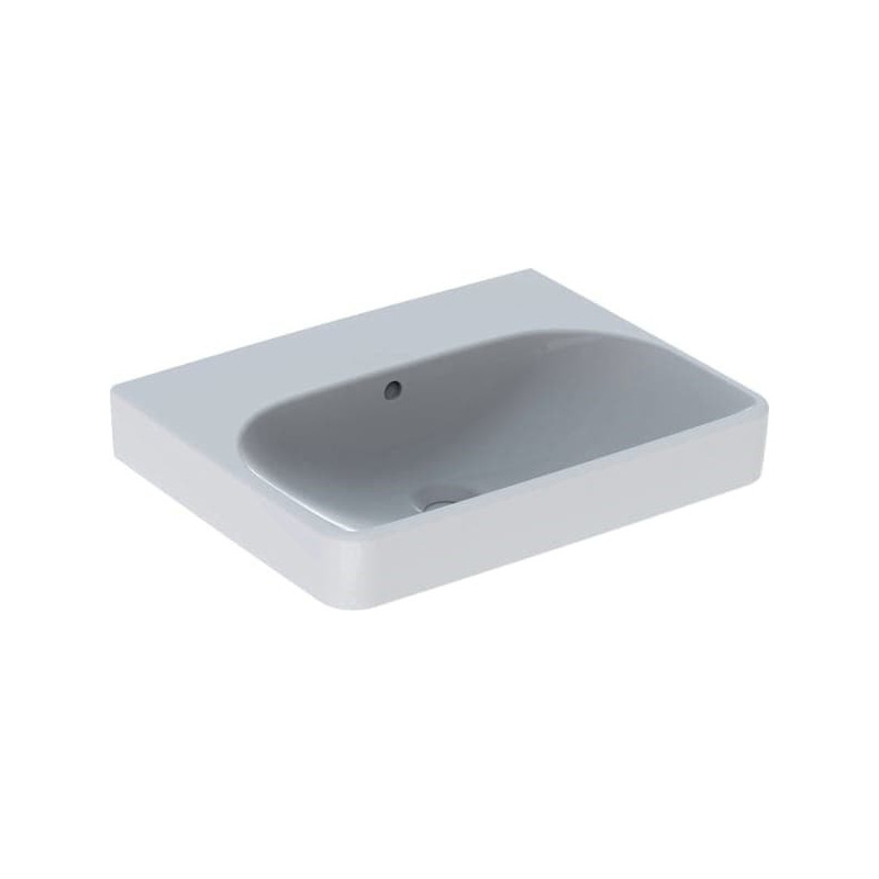 Umyvadlo Geberit Smyle Square 55x44 cm bez otvoru pro baterii 501.574.00.1