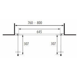 Sprchové dveře 80 cm Jika Lyra Plus H2563810006651