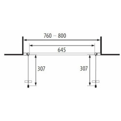 Sprchové dveře 80 cm Jika Lyra Plus H2563810006681