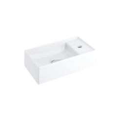 Umývátko Ravak Veda 40x22 cm otvor pro baterii, bez přepadu XJX01240000