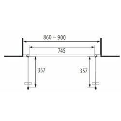 Sprchové dveře 90 cm Jika Lyra Plus H2563820006651