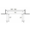 Sprchové dveře 90 cm Jika Lyra Plus H2563820006651