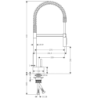 Dřezová baterie Hansgrohe Axor Starck s vytahovací sprškou, 2 proudy chrom 10820000