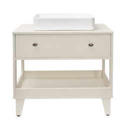 Koupelnová skříňka pod umyvadlo Naturel Provence 60x51 cm bílá se zásuvkou PROVENCE60ZND