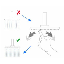 Hlavová sprcha SAT černá/chrom SATBHS31C