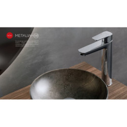 Vysoká umyvadlová baterie Novaservis Metalia 58 bez výpusti chrom 58501/1,0