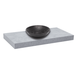 Deska pod umyvadlo bez umyvadla Naturel Dolce 250x8x50 cm beton mat DO25050BE