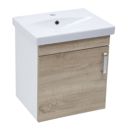 Koupelnová skříňka s umyvadlem Naturel Vario Dekor 50x51x40 cm dub bardolíno mat VARIO250BIDB