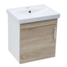 Koupelnová skříňka s umyvadlem Naturel Vario Dekor 50x51x40 cm dub bardolíno mat VARIO250BIDB