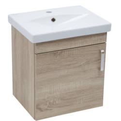 Koupelnová skříňka s umyvadlem Naturel Vario Dekor 50x51x40 cm dub bardolíno mat VARIO250DBDB