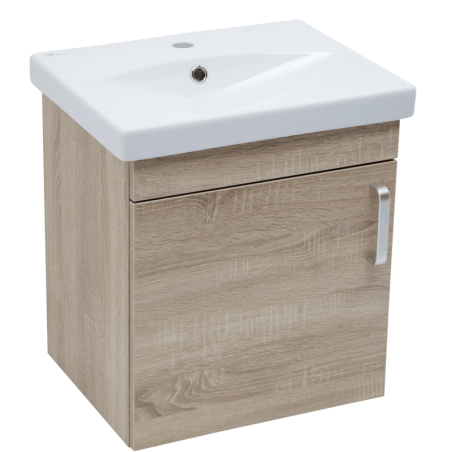 Koupelnová skříňka s umyvadlem Naturel Vario Dekor 50x51x40 cm dub bardolíno mat VARIO250DBDB