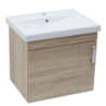 Koupelnová skříňka s umyvadlem Naturel Vario Dekor 60x51x40 cm dub bardolíno mat VARIO260DBDB