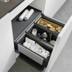 Odpadkový koš, sorter vestavný Blanco mat 526204