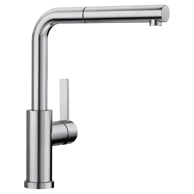 Dřezová baterie Blanco LANORA-S-F Nerez masiv kartáčovaný, sklopná 526180