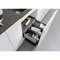 Odpadkový koš, sorter vestavný Blanco černý mat mat 526206